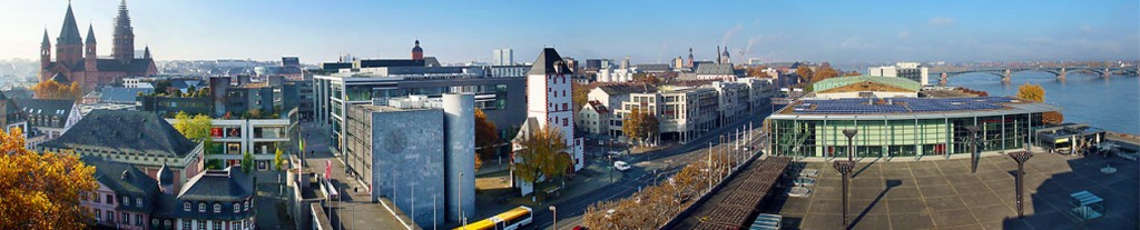 Panorama, Blick vom Mainzer Rathausdach, Foto: Bernd Eßling, Bildjournalist, Fotograf