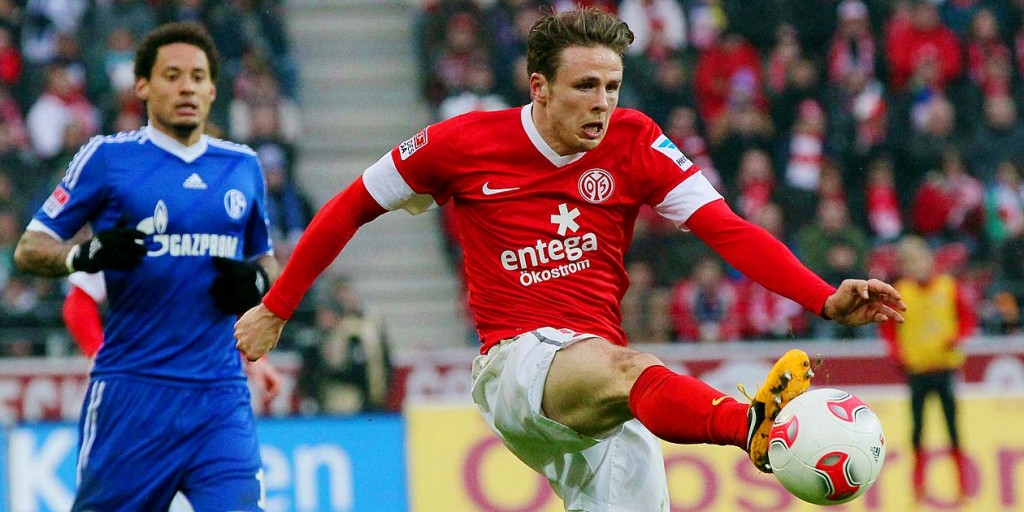 Fussball Bundesliga, FSV Mainz 05, Nicolai Müller, Foto: Bernd Eßling, Bildjournalist, Fotograf