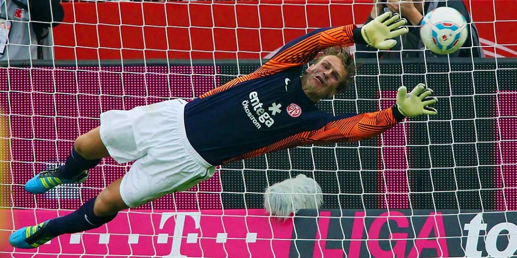 Fussball Bundesliga, FSV Mainz 05, Torwart Christian Wetklo, Foto: Bernd Eßling, Bildjournalist, Fotograf