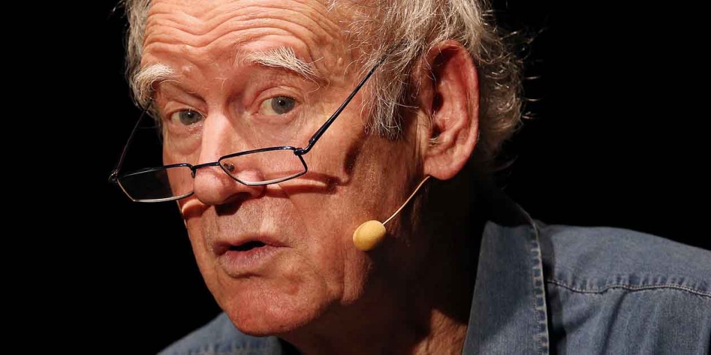 Kabarettist Franz Hohler im Unterhaus in Mainz , Foto: bernd Eßling, Bildjournalist, Fotograf